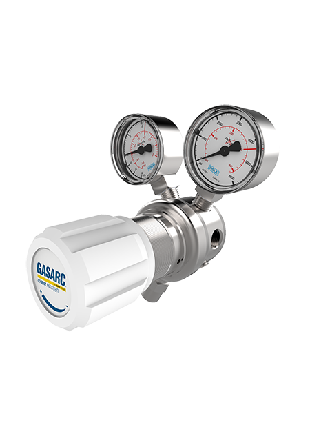 CHEM MASTER SGS600 6.0 Purity Single Stage Stainless Steel Piston Cylinder Regulator