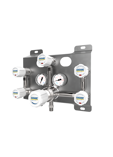 Chem Master SGM6000 Series 6.0 Purity Single Stage Stainless Steel Diaphagm Manual Change Gas Control Panel